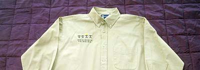 OT button down shirt
